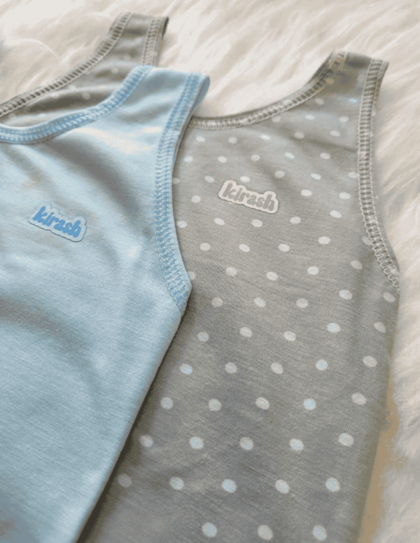Kit com 2 Camisetas Regata Leve Kirash P ao G