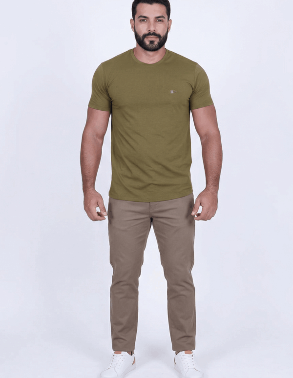 Camisa Básica Sallo Masculina Gola O Codigo de Cor 354