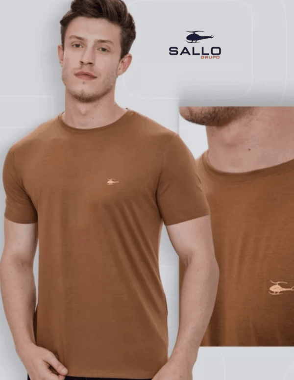 Camisa Básica Sallo Gola O Cor 364: Estilo e Conforto