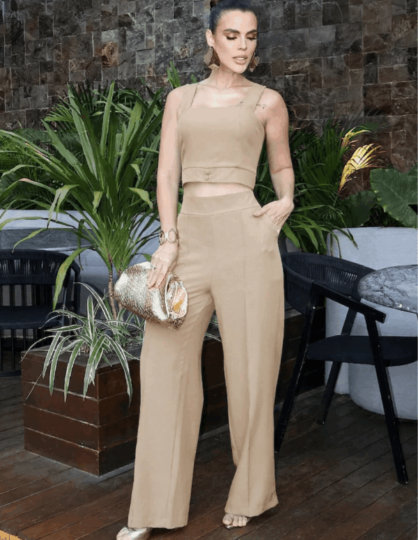 Conjunto alfaiataria Orly elegante e versatil